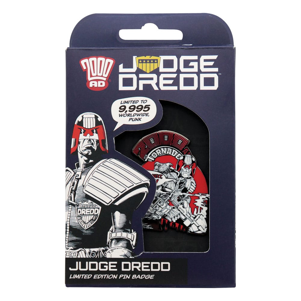 2000 AD Ansteck-Pin Judge Dredd You're Next Punk Limited Edition - Smalltinytoystore