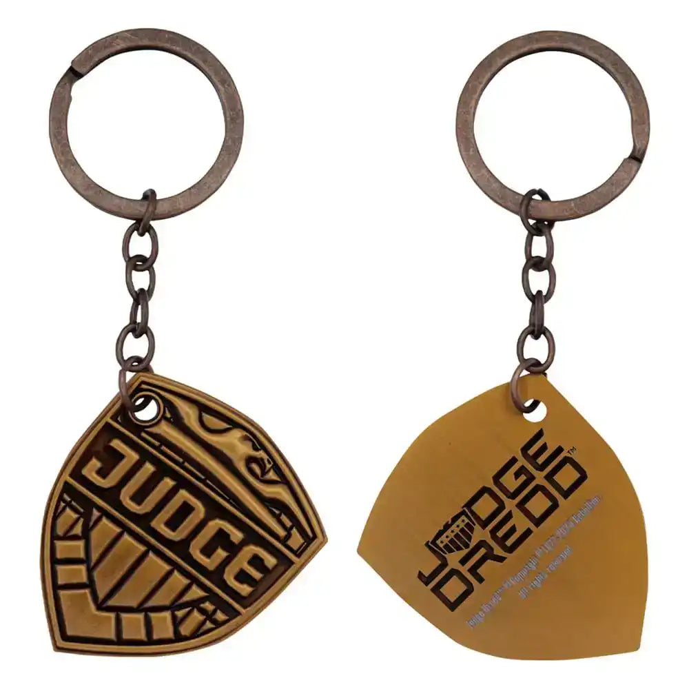 2000 AD Schlüsselanhänger Judge Dredd Badge Limited Edition - Smalltinytoystore
