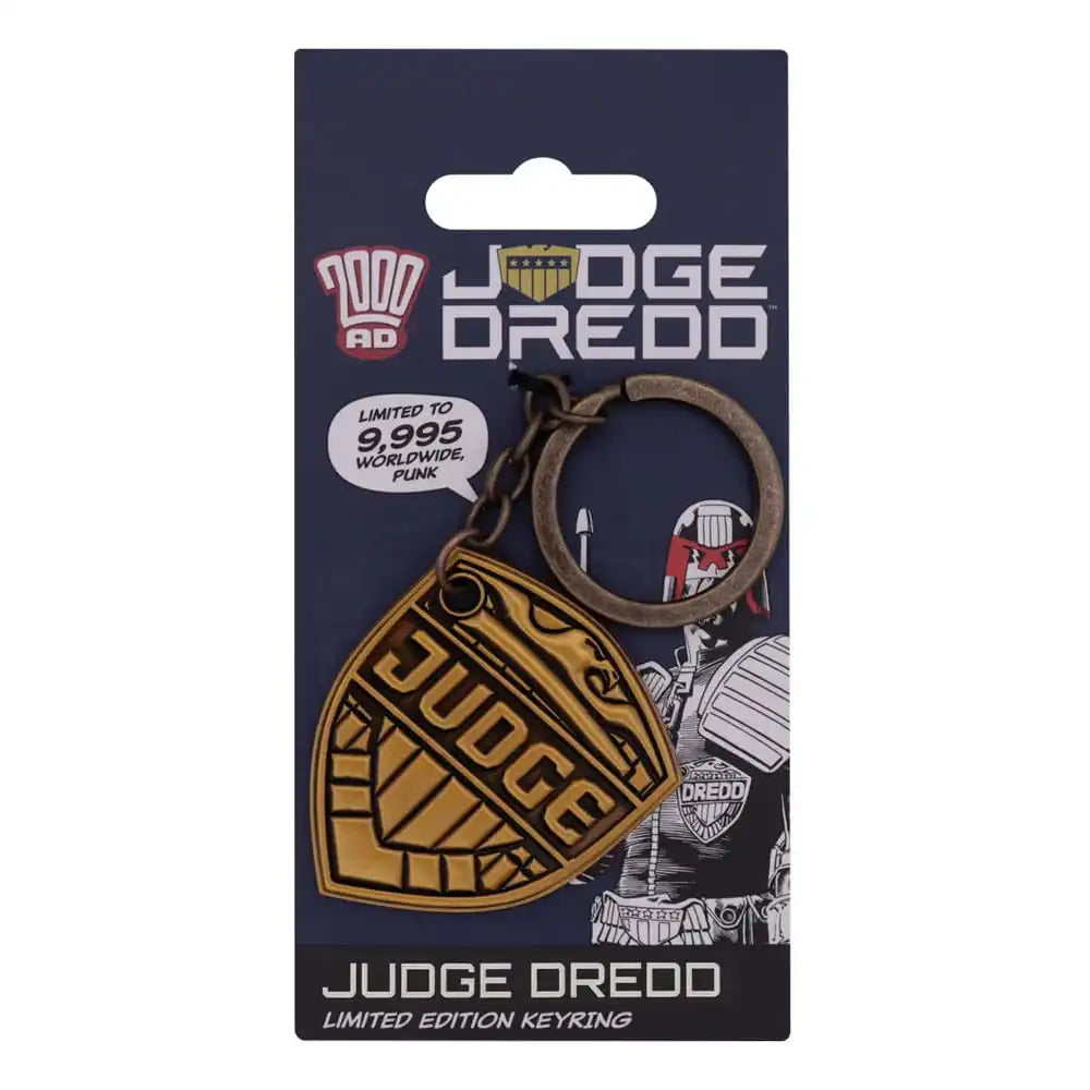 2000 AD Schlüsselanhänger Judge Dredd Badge Limited Edition - Smalltinytoystore