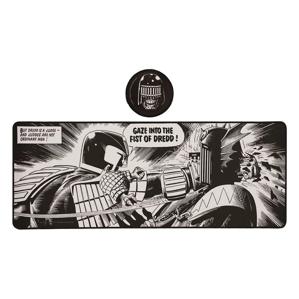2000 AD Schreibtischunterlage & Untersetzer Judge Dredd - Smalltinytoystore