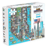 8-Bit Pixel Puzzle New York Level 3 1000 Teile - Smalltinytoystore