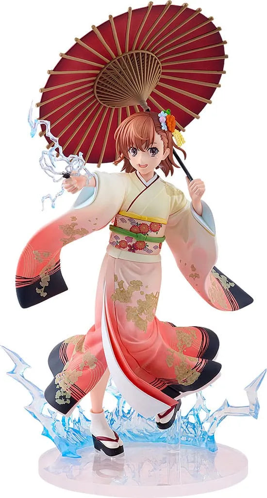A Certain Scientific Railgun T Statue 1/7 Mikoto Misaka Furisode Kimono Ver. 28 cm - Smalltinytoystore