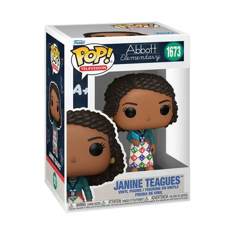 Abbott Elementary POP! TV Vinyl Figur Janine Teagues 9 cm - Smalltinytoystore