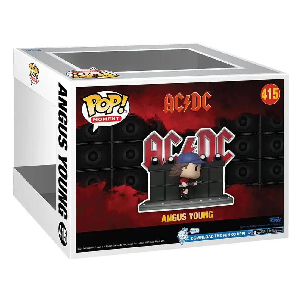 AC/DC POP Moments Vinyl Figuren Angus Young(Dance) 9 cm - Smalltinytoystore