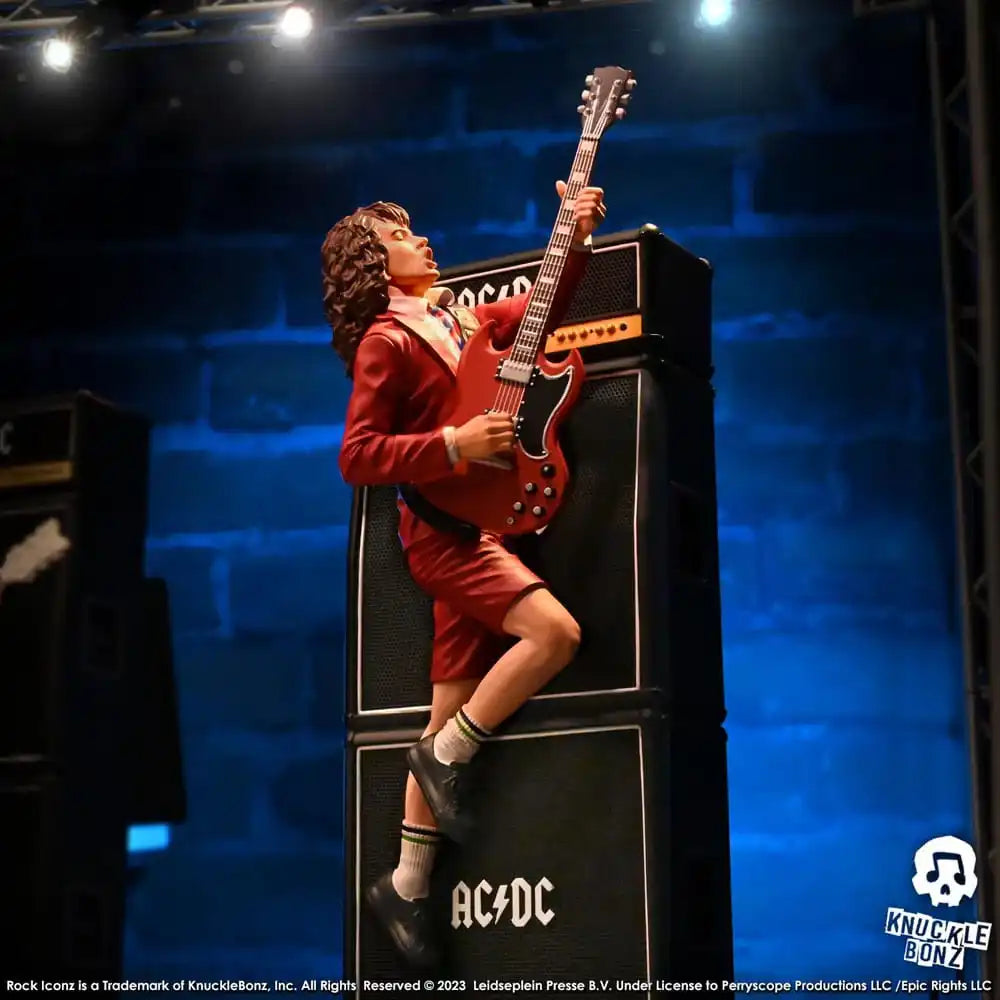 AC/DC Rock Iconz Statue Angus Young III 25 cm - Smalltinytoystore