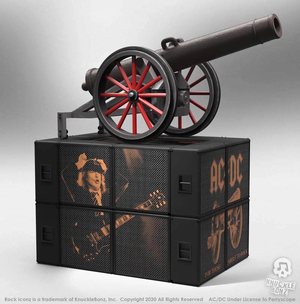 AC/DC Rock Ikonz On Tour Statuen Cannon "For Those About to Rock" - Smalltinytoystore