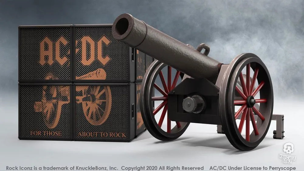 AC/DC Rock Ikonz On Tour Statuen Cannon "For Those About to Rock" - Smalltinytoystore