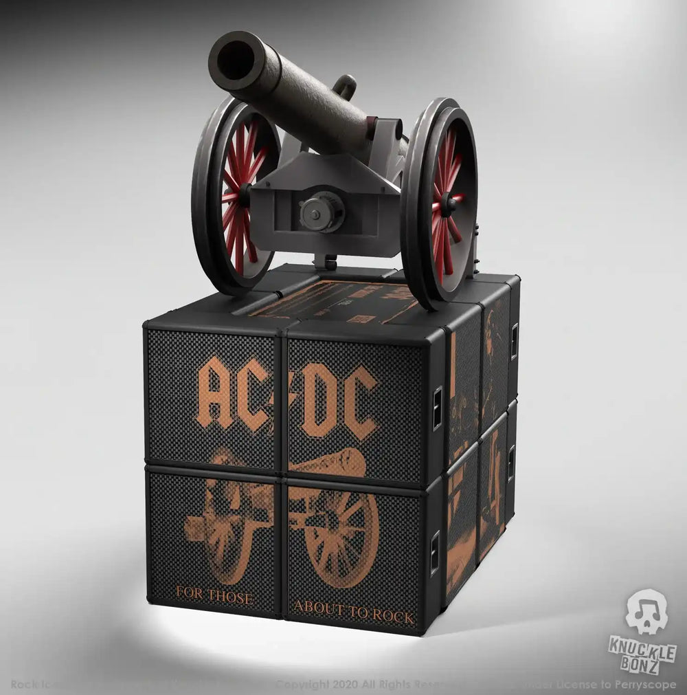 AC/DC Rock Ikonz On Tour Statuen Cannon "For Those About to Rock" - Smalltinytoystore