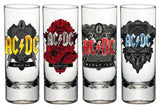 AC/DC Schnapsgläser 4er-Pack Black Ice - Smalltinytoystore