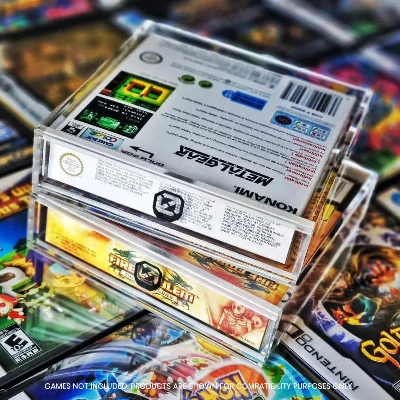 Acrylgehäuse 2er-Pack für Gameboy/Gameboy Advance Spiele - Smalltinytoystore