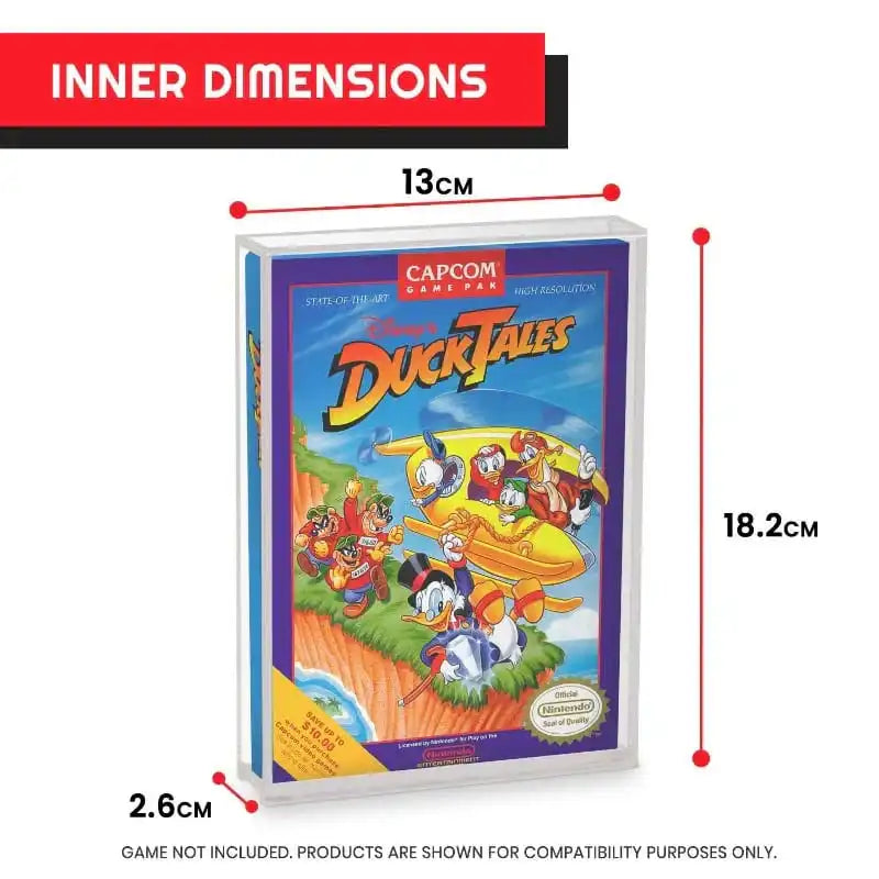Acrylgehäuse 2er-Pack für NES Spiele - Smalltinytoystore