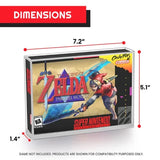Acrylgehäuse 2er-Pack für SNES/N64 Spiele - Smalltinytoystore