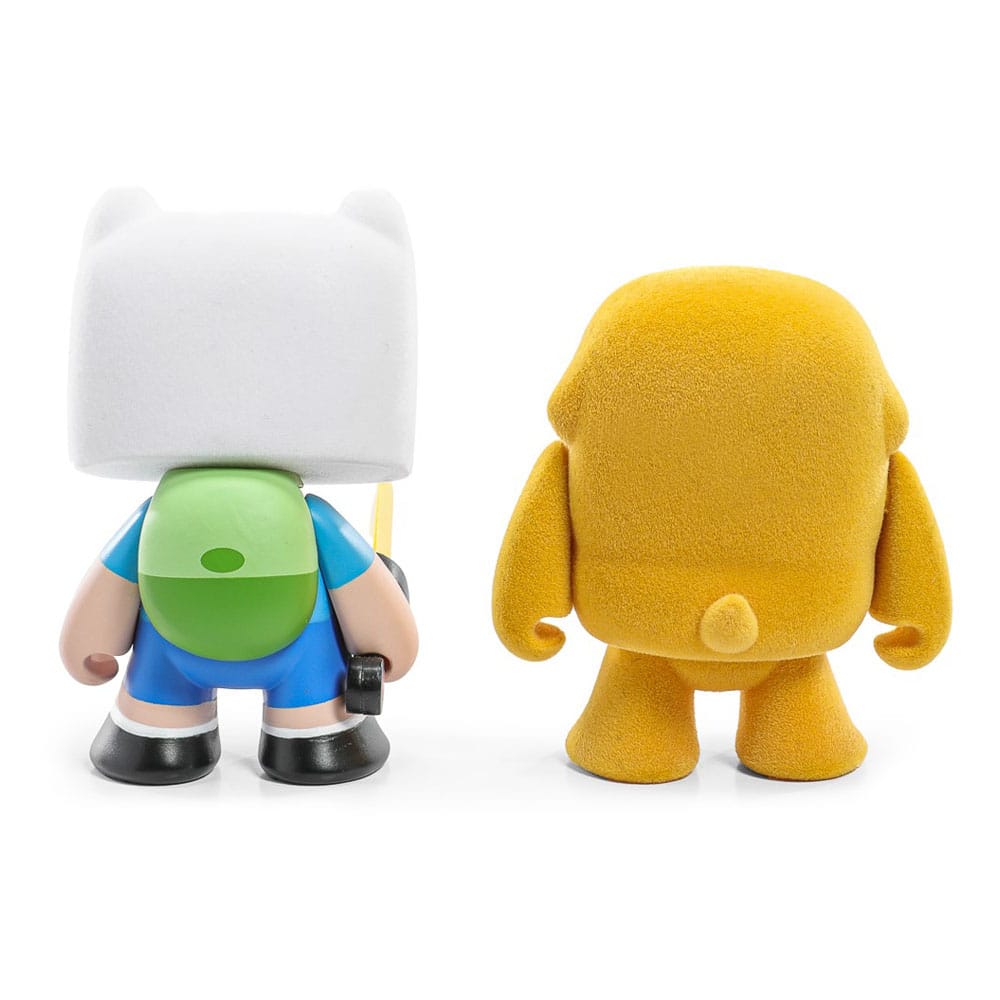 Adventure Time Minifiguren 2er-Pack Finn & Jake Flocked 7 cm - Smalltinytoystore