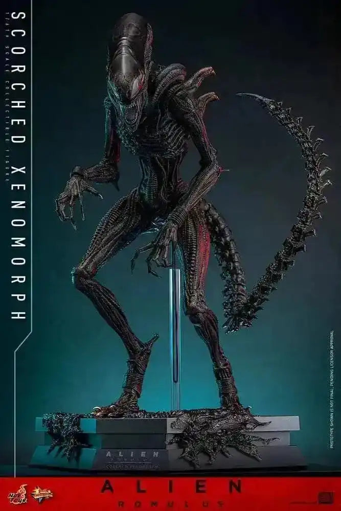 Alien: Romulus Movie Masterpiece Actionfigur 1/6 Scorched Xenomorph 44 cm HOT TOYS - Smalltinytoystore