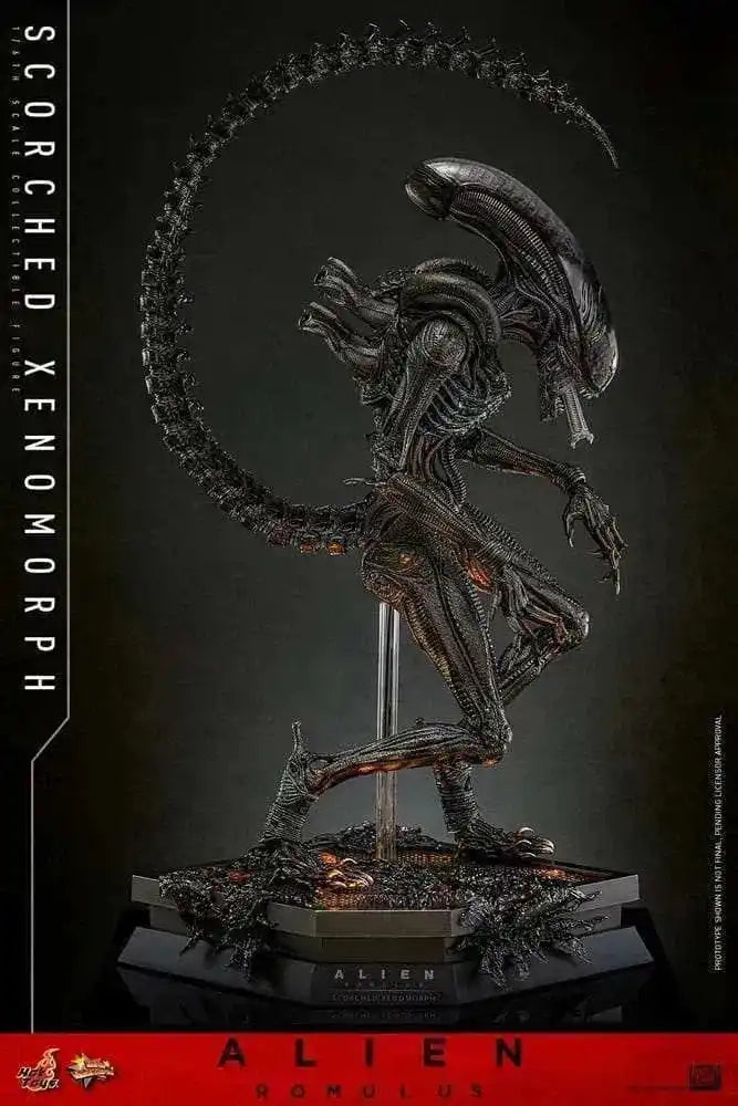 Alien: Romulus Movie Masterpiece Actionfigur 1/6 Scorched Xenomorph 44 cm HOT TOYS - Smalltinytoystore