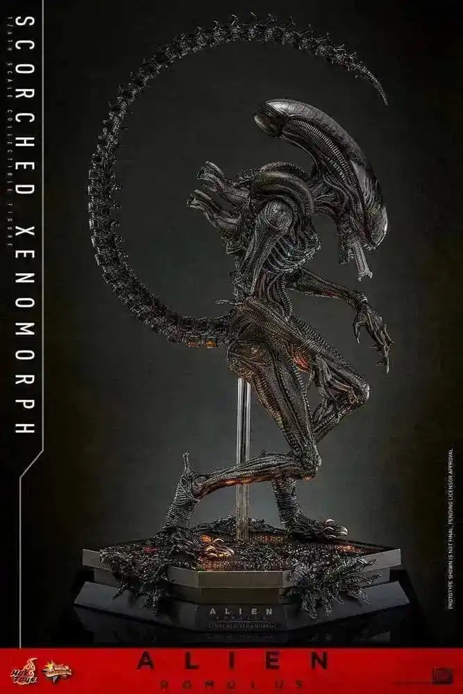 Alien: Romulus Movie Masterpiece Actionfigur 1/6 Scorched Xenomorph 44 cm HOT TOYS - Smalltinytoystore