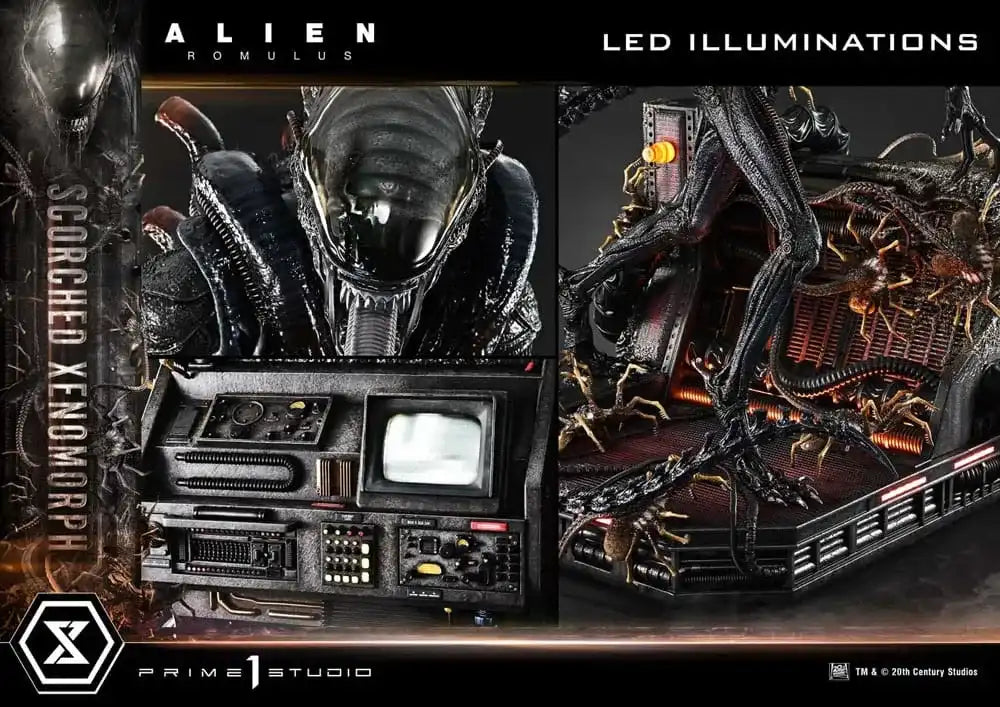 Alien: Romulus Museum Masterline XL Statue 1/3 Scorched Xenomorph 98 cm - Smalltinytoystore