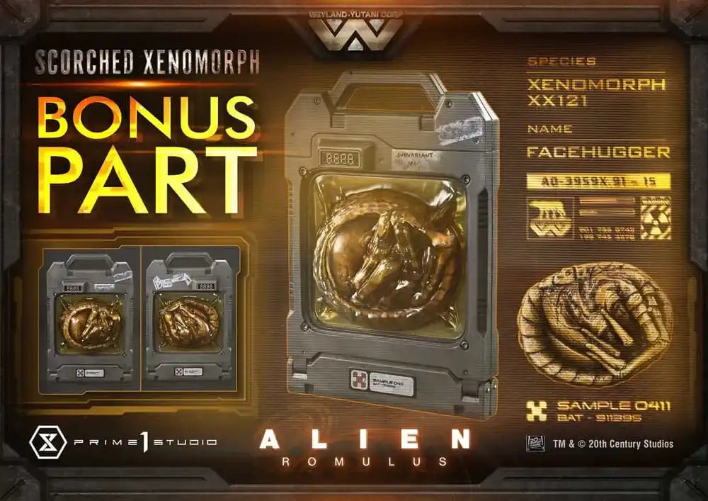 Alien: Romulus Museum Masterline XL Statue 1/3 Scorched Xenomorph Deluxe Bonus Version 98 cm - Smalltinytoystore