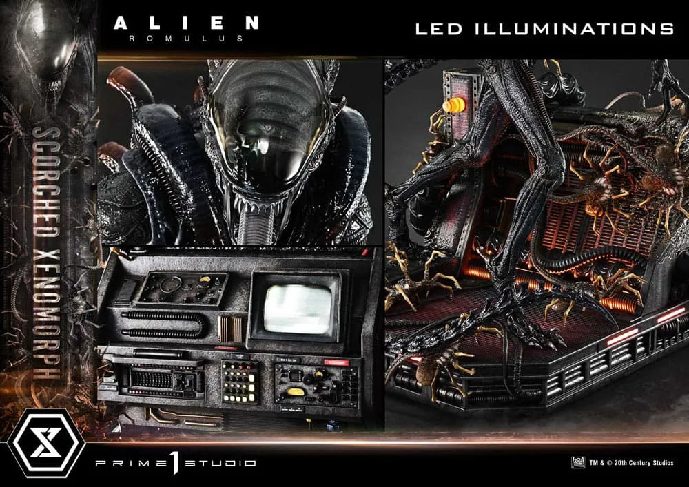Alien: Romulus Museum Masterline XL Statue 1/3 Scorched Xenomorph Deluxe Version 98 cm - Smalltinytoystore