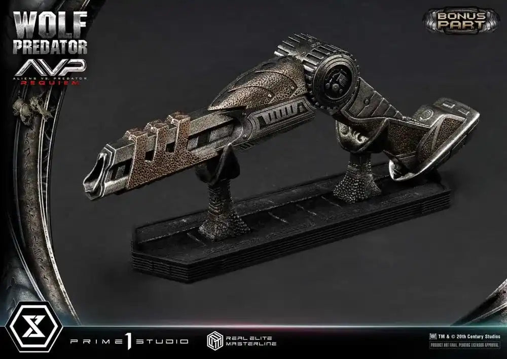 Alien vs. Predator Real Elite Masterline Series Statue 1/3 Requiem Wolf Predator Deluxe Bonus Ver. 95 cm - Smalltinytoystore