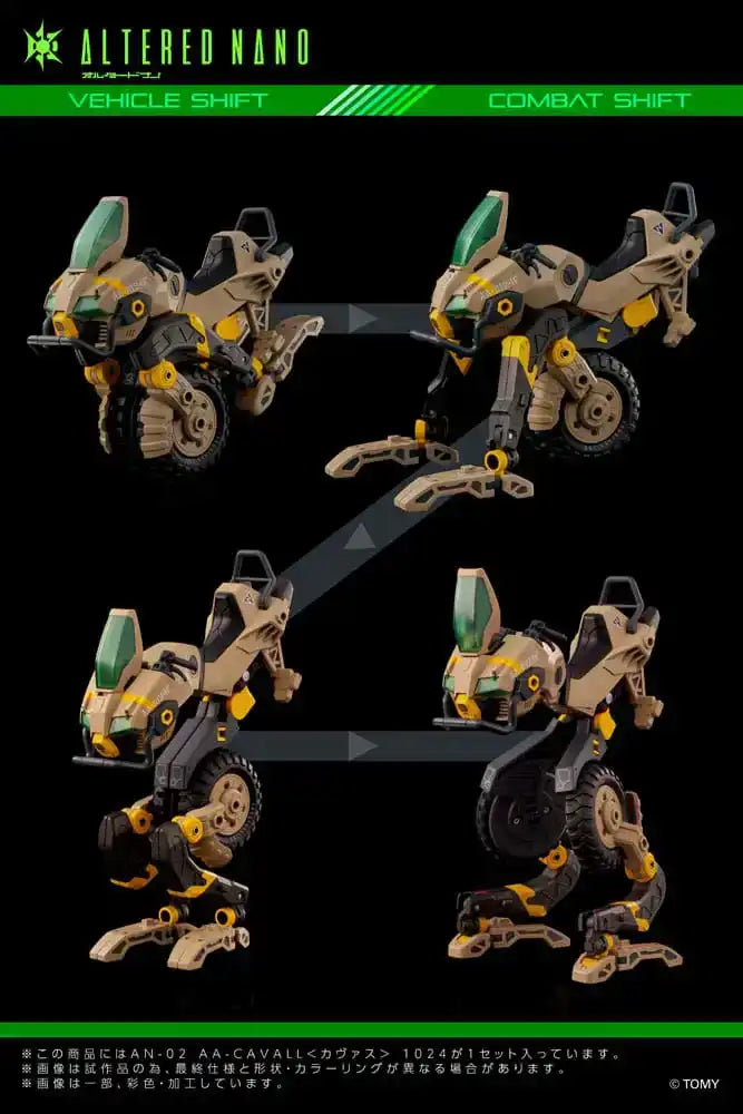 Altered Nano Actionfigur AN-02 AA-CAVALL 1024 10 cm - Smalltinytoystore