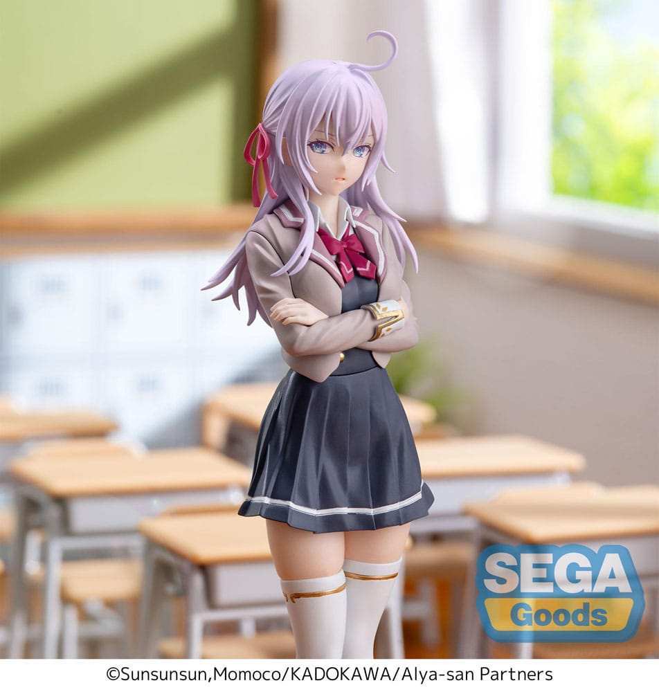 Alya Sometimes Hides Her Feelings in Russian Luminasta PVC Statue Alya Uniform Ver. 18 cm - Smalltinytoystore
