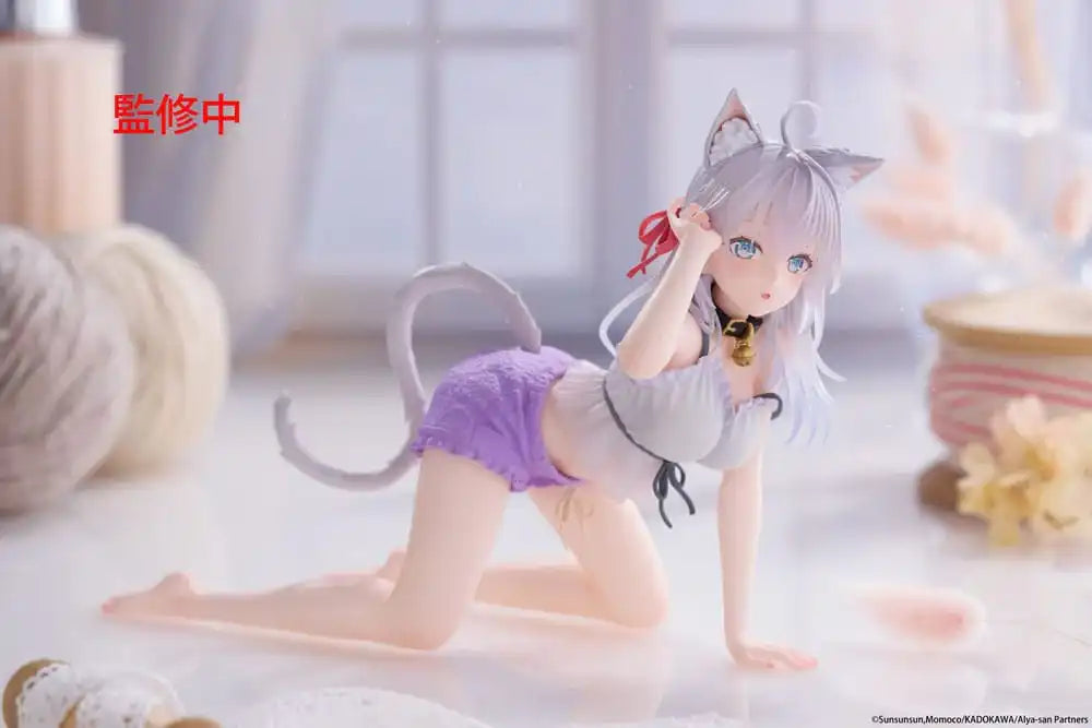 Alya Sometimes Hides Her Feelings in Russian PVC Statue Desktop Cute Figure Alya Cat Ear Roomwear Ver. 13 cm - Smalltinytoystore
