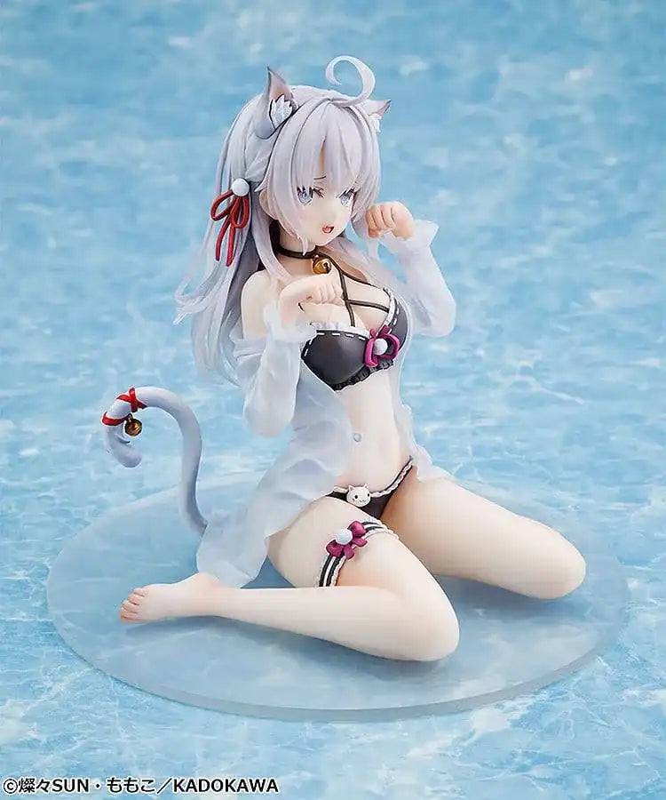 Alya Sometimes Hides Her Feelings in Russian Statue 1/7 Alisa Mikhailovna Kujou: Light Novel Catgirl Ver. Illustration by Momoco 13 cm - Smalltinytoystore