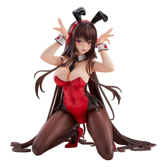 Amakano 2+ PVC Statue 1/4 Yuuhi Kurohime Bunny Suit Ver. 32 cm - Smalltinytoystore