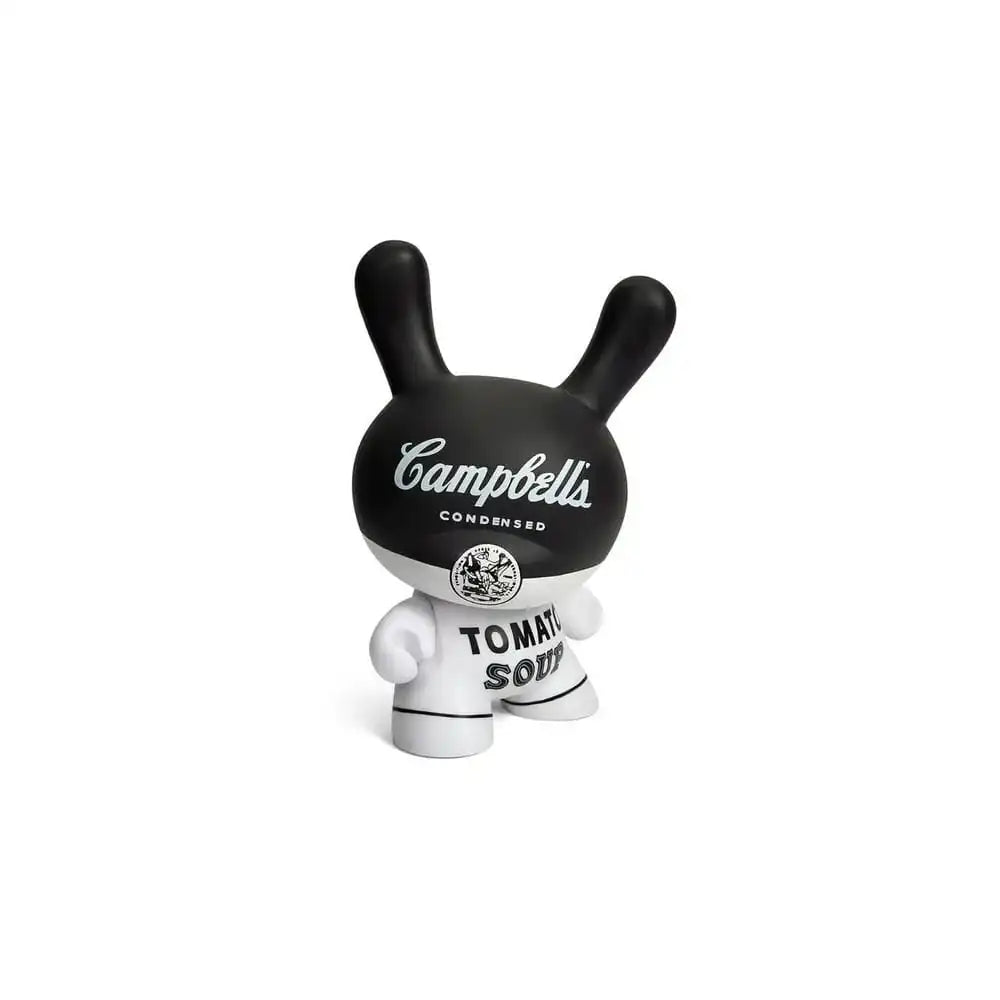 Andy Warhol: Campbell's Soup Black and White Edition 8 inch Masterpiece Dunny - Smalltinytoystore
