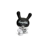 Andy Warhol: Campbell's Soup Black and White Edition 8 inch Masterpiece Dunny - Smalltinytoystore