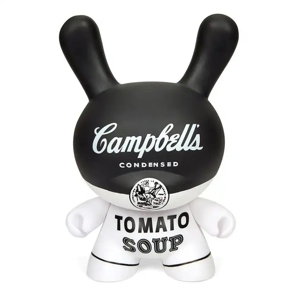 Andy Warhol: Campbell's Soup Black and White Edition 8 inch Masterpiece Dunny - Smalltinytoystore