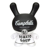 Andy Warhol: Campbell's Soup Black and White Edition 8 inch Masterpiece Dunny - Smalltinytoystore