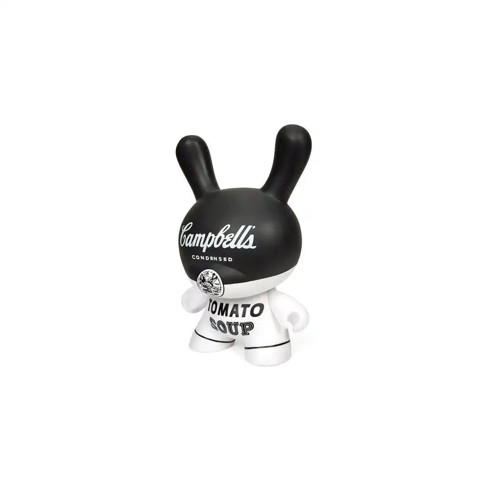 Andy Warhol: Campbell's Soup Black and White Edition 8 inch Masterpiece Dunny - Smalltinytoystore