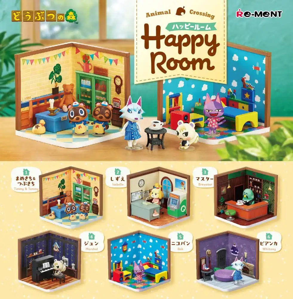 Animal Crossing Minifiguren Happy Room Blind Box Display (6) - Smalltinytoystore