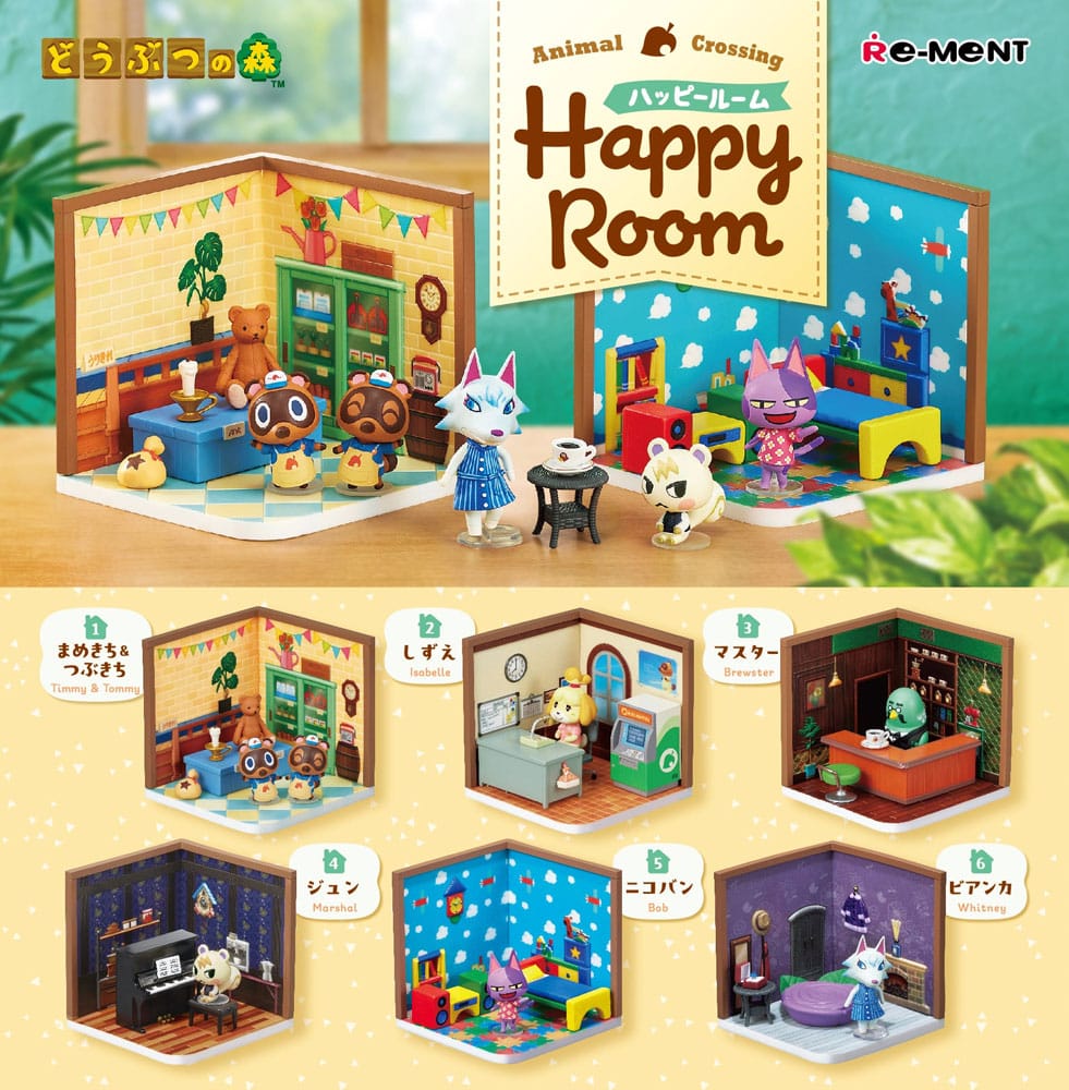 Animal Crossing Minifiguren Happy Room Blind Box Display (6) - Smalltinytoystore