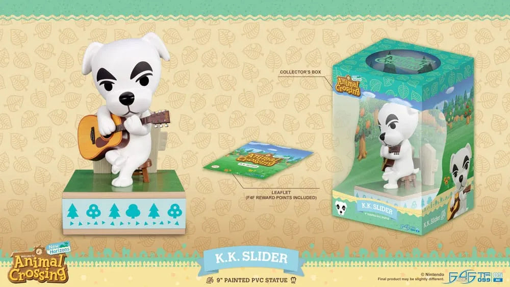 Animal Crossing: New Horizons PVC Statue K.K. Slider 22 cm - Smalltinytoystore