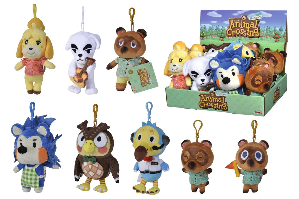 Animal Crossing Plüsch-Schlüsselanhänger Residents 15 cm Sortiment (12) - Smalltinytoystore