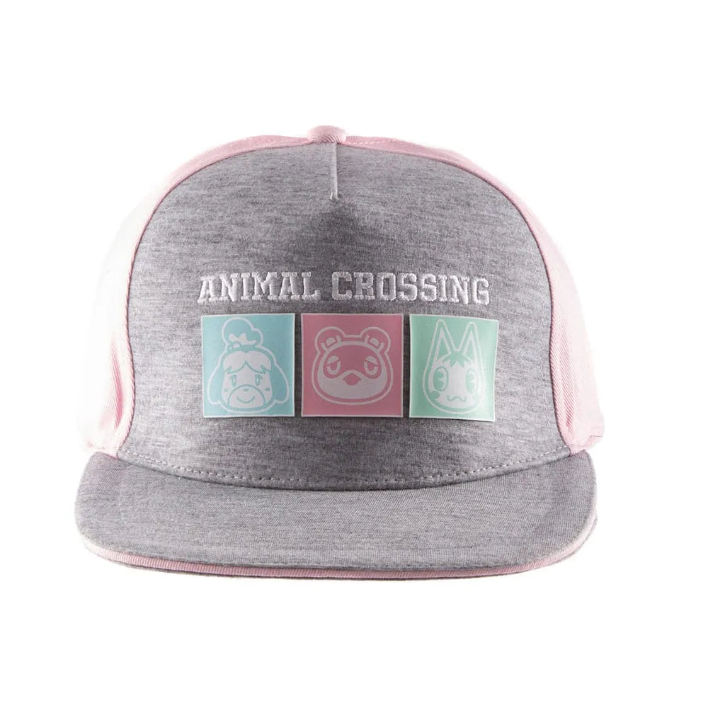 Animal Crossing Snapback Cap Pastel Squares - Smalltinytoystore