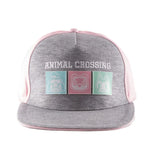 Animal Crossing Snapback Cap Pastel Squares - Smalltinytoystore
