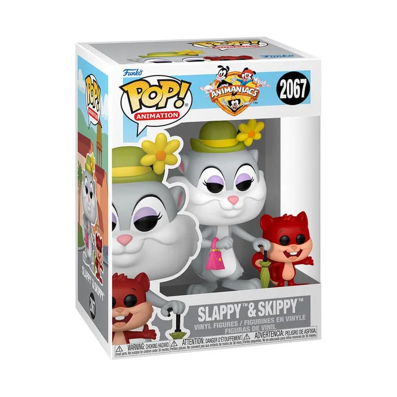Animaniacs POP! Animation Vinyl Figur Slappy w/Skippy 9 cm - Smalltinytoystore
