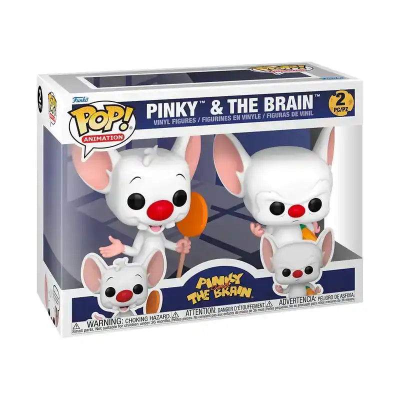 Animaniacs POP! Television Vinyl Figuren 2er-Pack Pinky & The Brain 9 cm - Smalltinytoystore