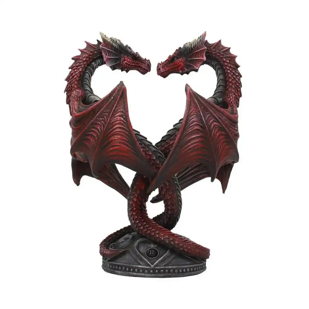 Anne Stokes Kerzenständer Dragon Heart Valentine's Edition 23 cm - Smalltinytoystore