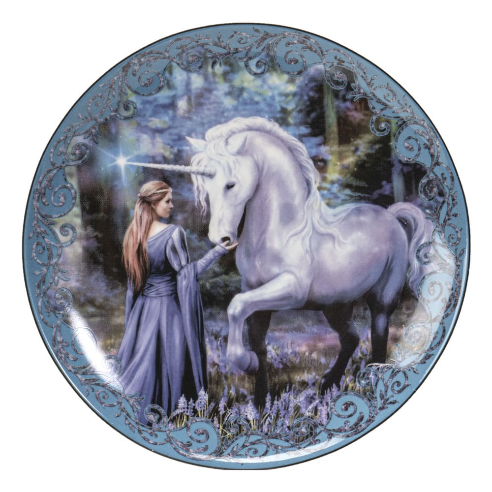 Anne Stokes Teller 4er-Pack Unicorn and Maiden - Smalltinytoystore