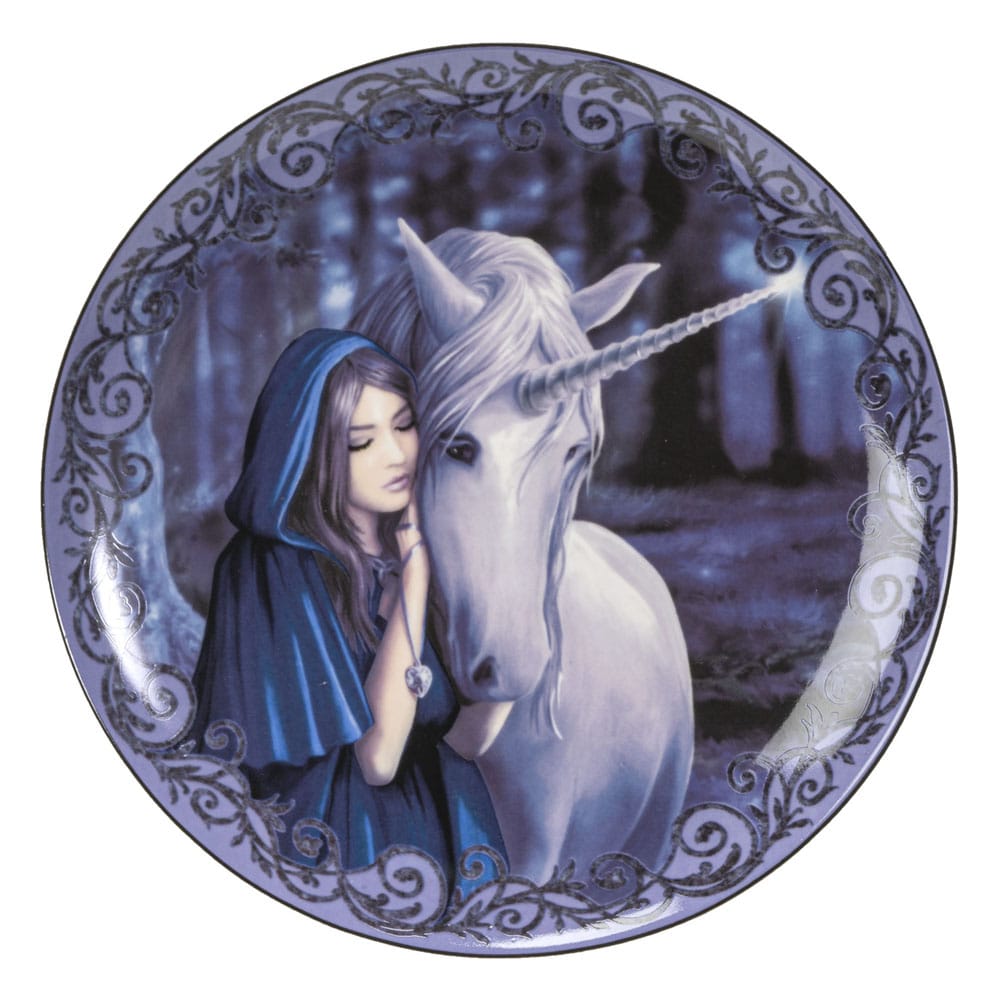 Anne Stokes Teller 4er-Pack Unicorn and Maiden - Smalltinytoystore