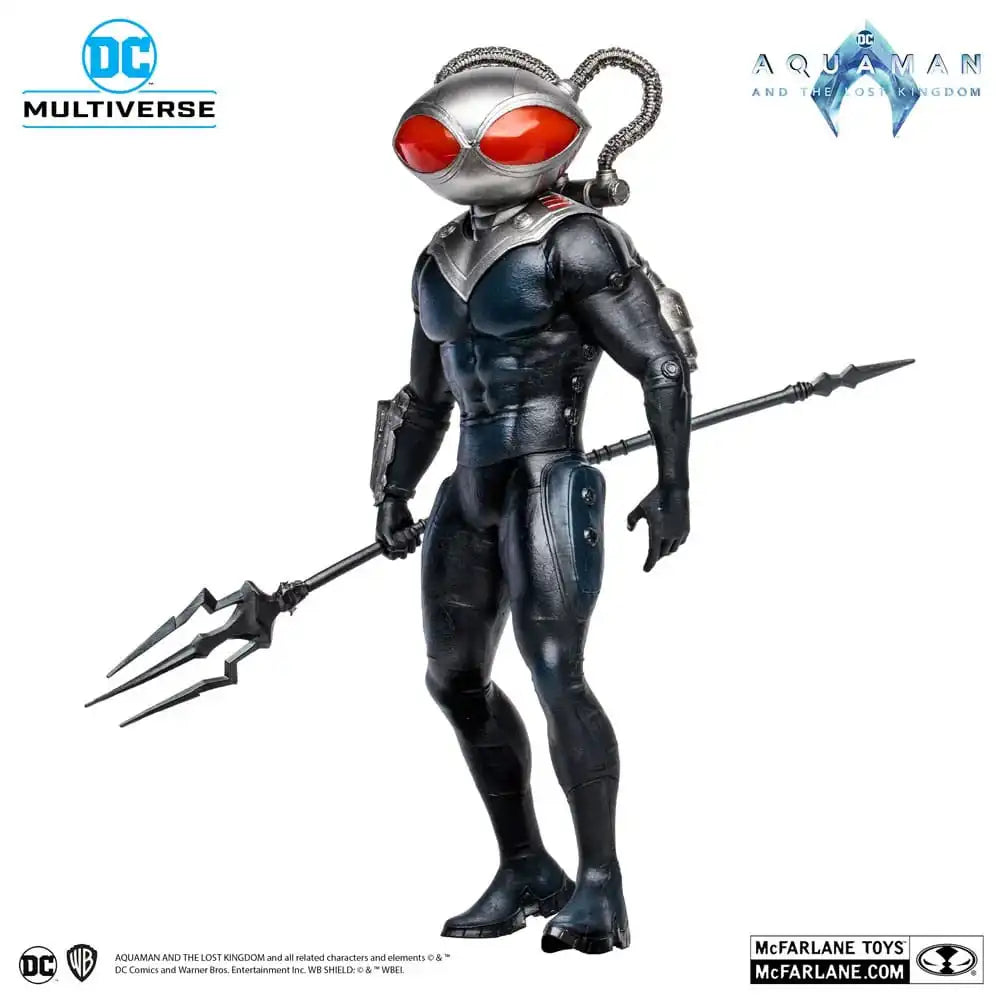Aquaman and the Lost Kingdom DC Multiverse Megafig Actionfigur Black Manta 30 cm - Beschädigte Verpackung - Smalltinytoystore