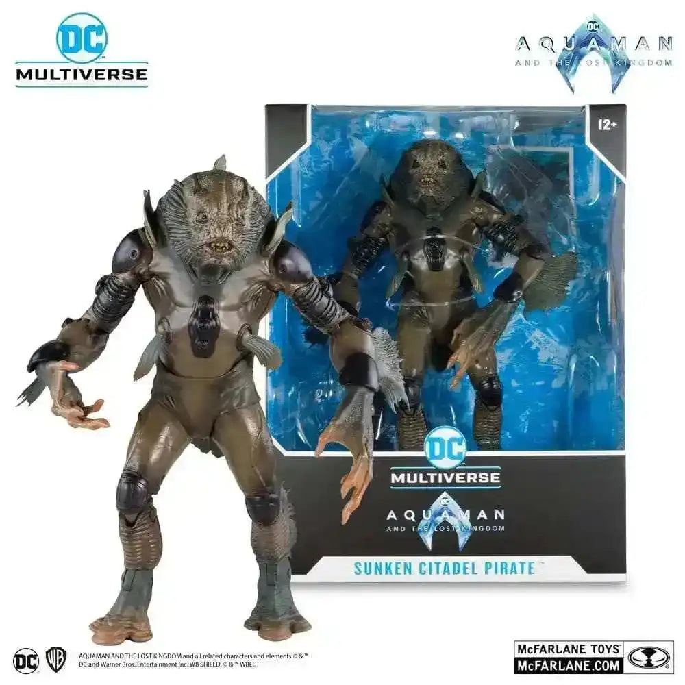 Aquaman and the Lost Kingdom DC Multiverse Megafig Actionfigur Sunken Citadel Pirate 30 cm - Smalltinytoystore