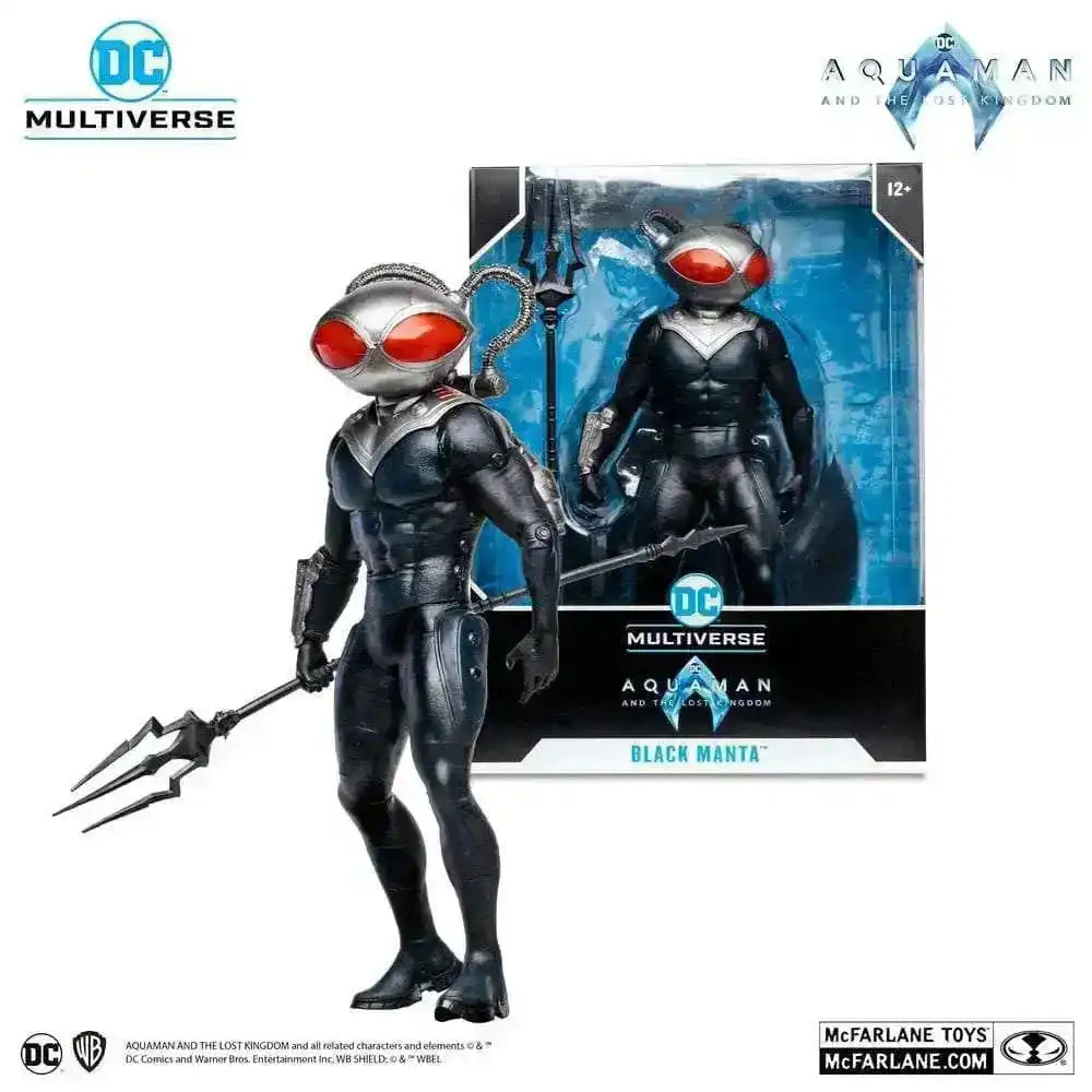 Aquaman and the Lost Kingdom DC Multiverse Megafig Black Manta - Smalltinytoystore