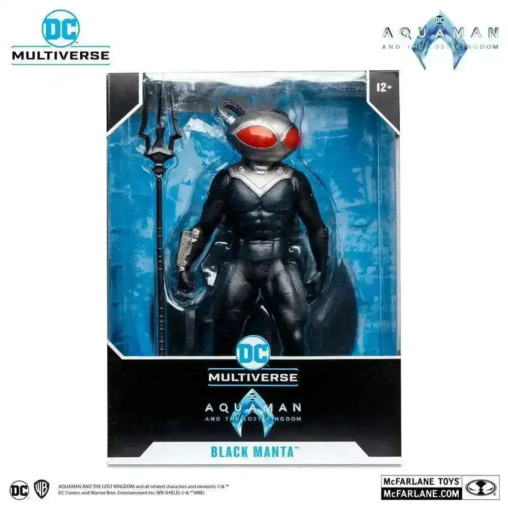 Aquaman and the Lost Kingdom DC Multiverse Megafig Black Manta - Smalltinytoystore