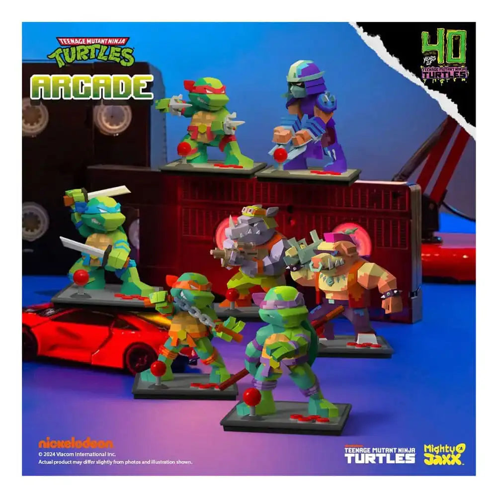 Arcade: Teenage Mutant Ninja Turtles 4 inch Vinyl Figure Blind Box Display (6) - Smalltinytoystore